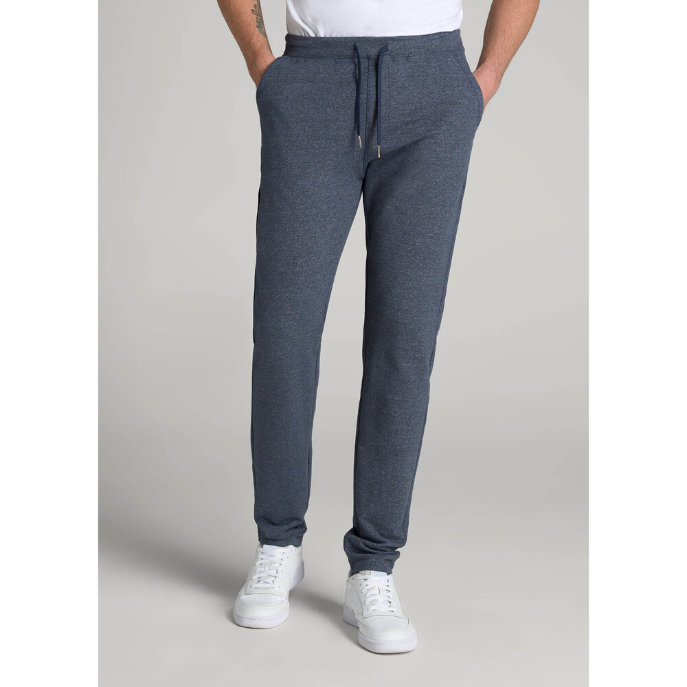 American Tall French Terry Sweatpants for Tall Men in Navy Mix Size Small